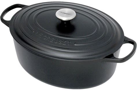 Cocotte Ovale Le Creuset Cm L Noir Mat Achetez Prix