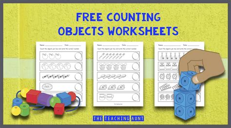 Counting Objects Worksheets 1 10 Pdf