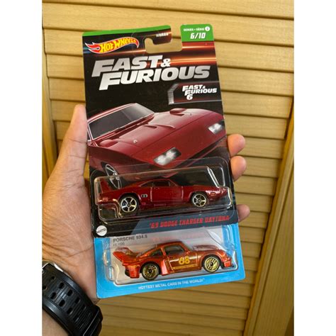 Jual Hot Wheels Paket Dodge Charger Daytona Fast Furious Dan Porsche Ultrahits Shopee Indonesia