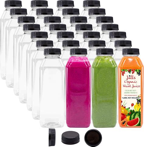 Amazon Oz Empty Pet Plastic Juice Bottles Pack Of Reusable