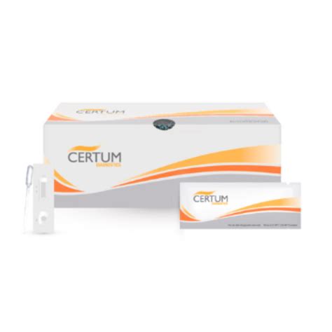 Prueba Hepatitis B HBsAg Certum C 40 Pruebas