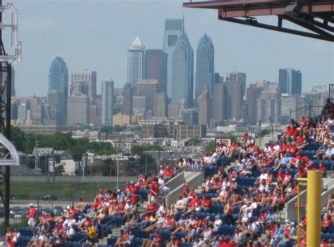 Philadelphia Skyline from citizens bank park Philadelphia Skyline ...