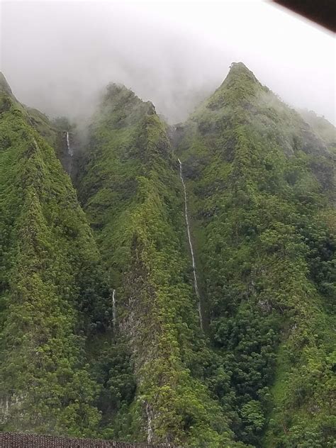 Destination of the day: Micro Waterfalls on the Ko'olau range. Oahu, HI ...