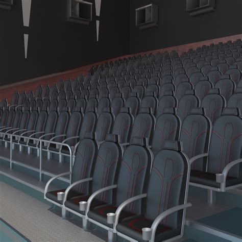 3d imax theatre interior model