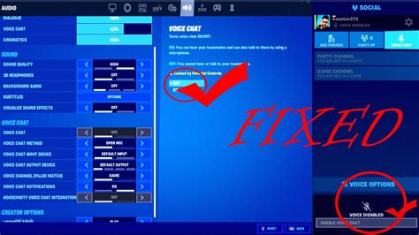 Parental Control Fortnite Voice Chat Locked Fix Youtube