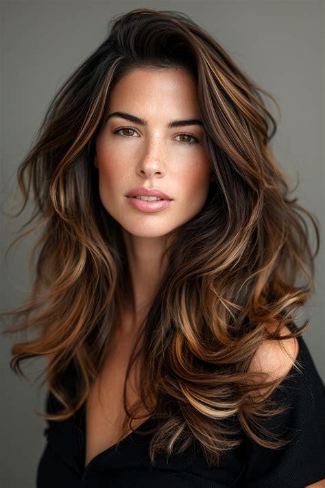 Gorgeous Dark Brown Hair With Highlights Ideas In Brunette