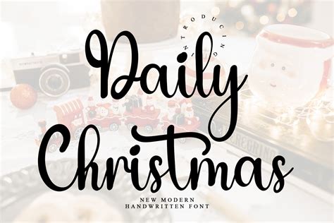 Daily Christmas Font By PiPi Creative Creative Fabrica