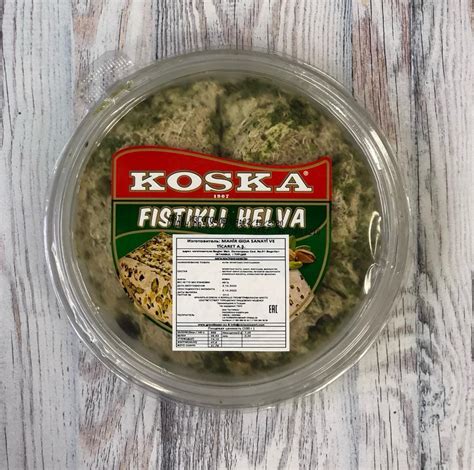 Халва с фисташками. KOSKA, Fistikli Helva, 400гр — купить в интернет ...