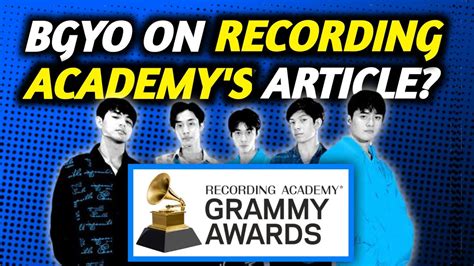 Grammy Awards Article Includes BGYO Among Other Asian Artists YouTube