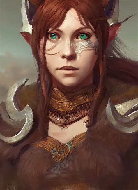 A Portrait Of Ssunbiki As Aela The Huntress From Stable Diffusion