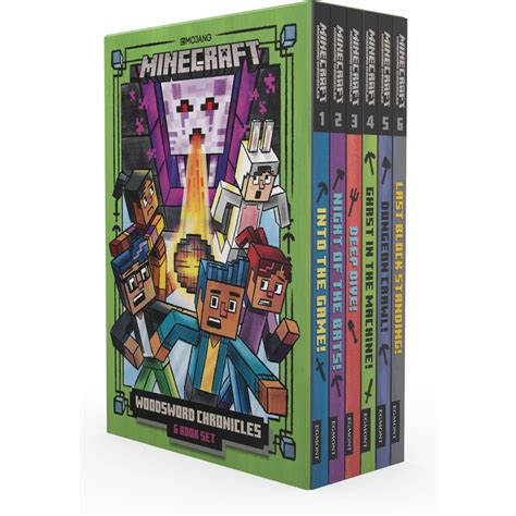 Minecraft Woodsword Chronicles 6 Book Set By Mojang Ab Big W