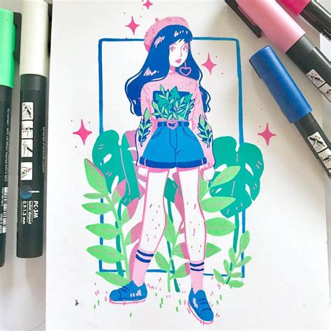 Posca Markers Posca Pen Drawings