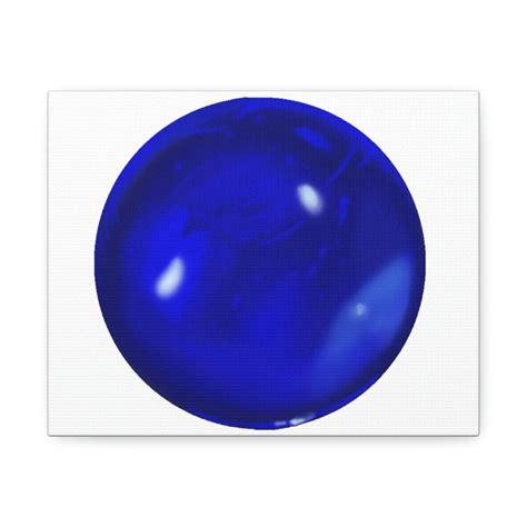 Latitude Run® Blue Orb On Canvas Wayfair