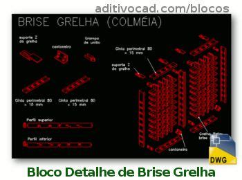 Baixar Bloco Dwg AutoCAD Brise Grelha Audio Mixer Mixer