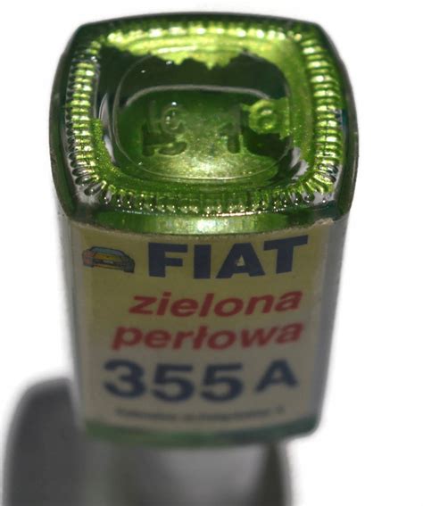 LAKIER FIAT 355A ZIELONA PERŁOWA ZAPRAWKA DO RYS ARA 10 ML za 16 99 zł