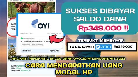 Sukses Dibayar Saldo Dana Rb Aplikasi Penghasil Uang