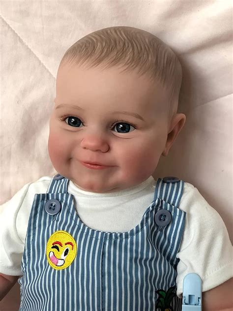 Icradle Big Boy Reborn Baby Dolls Realista De Pulgadas Hecho A Mano