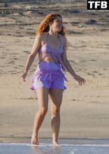 Shakira Sexy Seen Flaunting Her Hot Tits And Legs At The Beach In Cabo Aznude