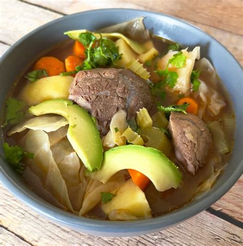 Cocido Recipe (Mexican Beef Soup) - Thrift and Spice