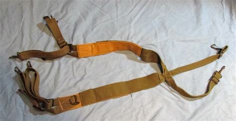 Stewarts Military Antiques Us Wwii M Suspenders Two Toned Od