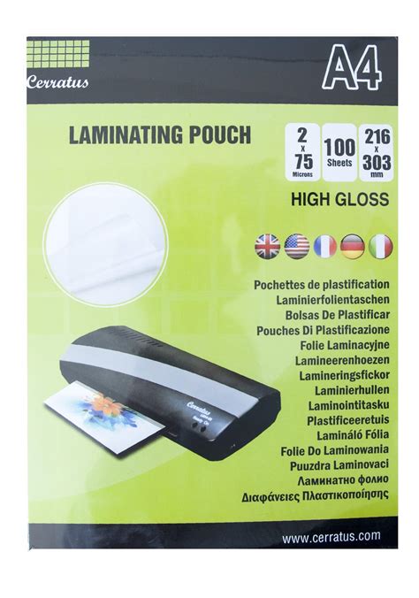 Laminating Pouch A4 75 Mic 100 Sheets Spk Commerce Website