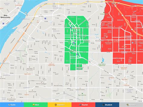 Map Of Surrey Bc - Map Of Colorado