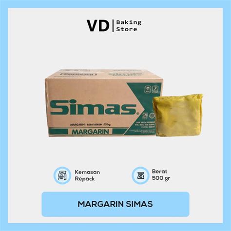 Jual Simas Margarine Simas Mentega Kiloan Repack Gr Shopee