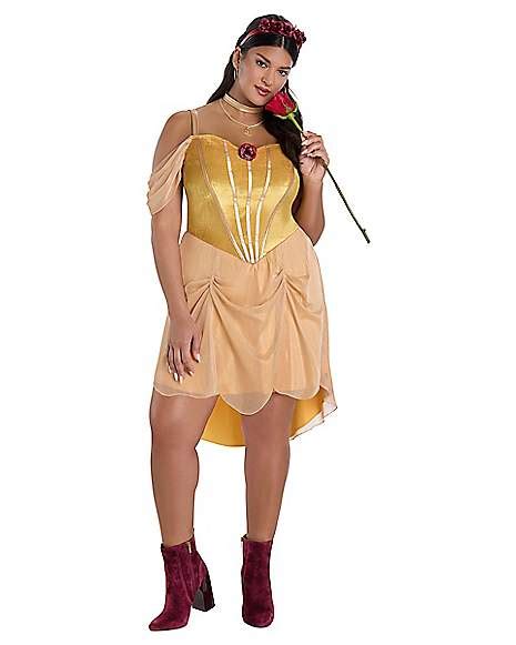 Adult Princess Belle Plus Size Costume - Disney Princess - Spirithalloween.com