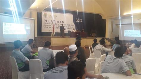 Detak Banten Indes Gelar Pelatihan Kapasitas Dan Kompetensi Bpd