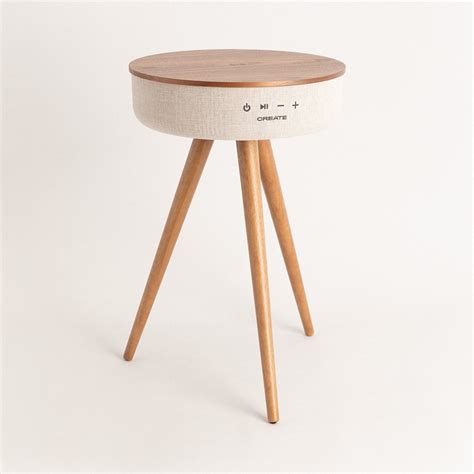 SPEAKER TABLE - Bluetooth Speaker Table and Wireless Smartphone Charger - Create