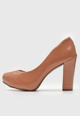 Scarpin Beira Rio Meia Pata Nude Compre Agora Dafiti Brasil