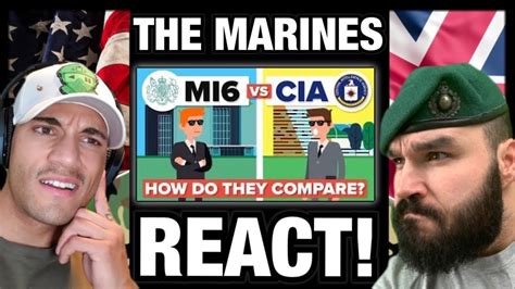 British Marine US Marine React To The CIA Vs MI6 YouTube