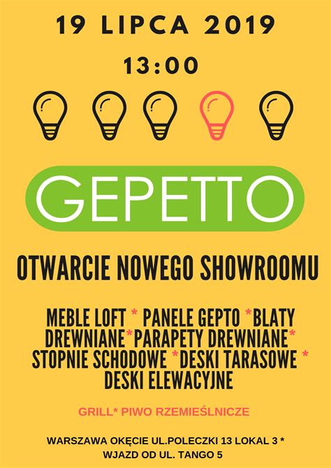 Zapraszamy Na Otwarcie Showroomu Gepto