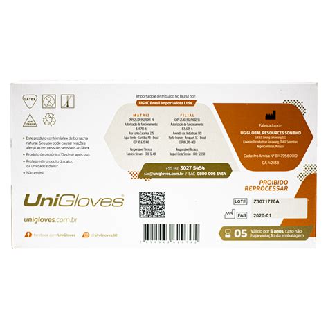 Kit Caixas De Luvas De L Tex Unigloves Confort Premium Quality Cor