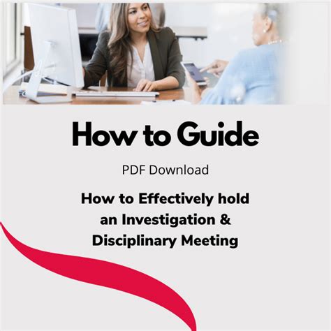 How To Effectively Hold An Investigation Disciplinary Meeting