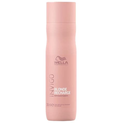 Wella Professionals Invigo Blonde Recharge Cool Blonde Color Refreshing Shampoo My Haircare
