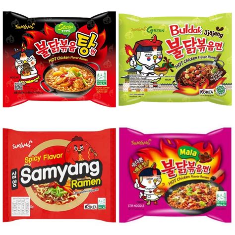 Limited Samyang Noodles All Variants Of HOT CHICKEN BULDAK RAMEN Korean Instant Noodles