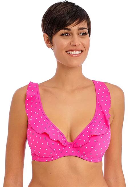 Freya Jewel Cove Underwired High Apex Bikini Top Freemans