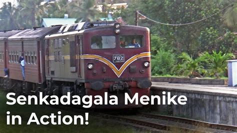 Senkadagala Menike Train Number 1035 With Class M5 782 In Sri Lanka