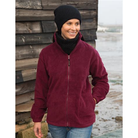 fleece full zip jacket