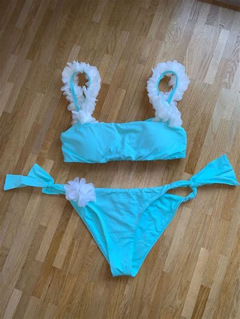 Blumen Bikini Türkis Gebraucht in Zürich für CHF mit Lieferung