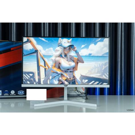 MÀN HÌNH PHẲNG LED VSP 22INCH TRÀN VIỀN 2204 đen trắng Shopee Việt Nam