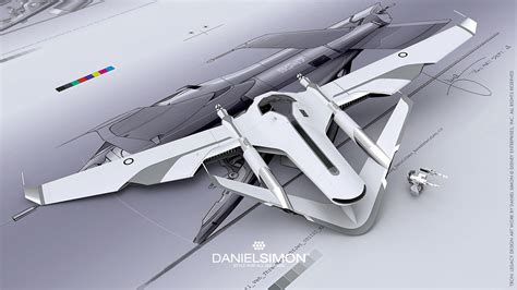 Concept Ships Light Jet Design By Daniel Simon And David Levy