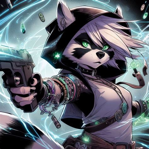 Raccoon Girl Fire Away14 By Dumpsterfireraccoon On Deviantart