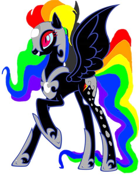 Nightmare Rainbow Dash by eel2004 on DeviantArt