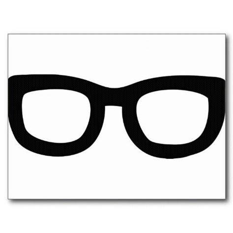 Nerd Glasses Template Clipart Best