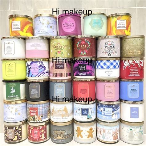 Jual Bath Body Works Candle Besar 3 Wicks Bbw Lilin Besar Shopee