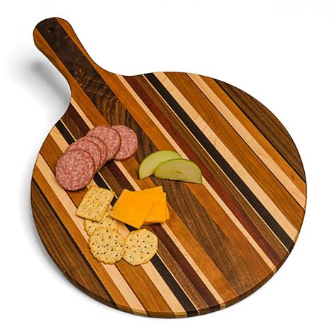 Solid Hardwood Pizza Board / Serving Platter - Oshkosh Designs