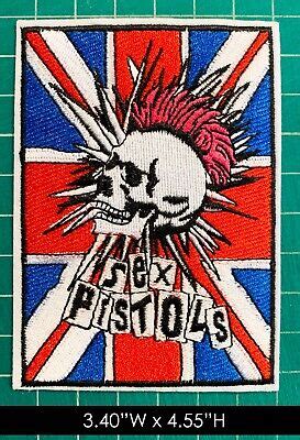 Sex Pistols Skull Logo Embroidered Iron On Patch EBay