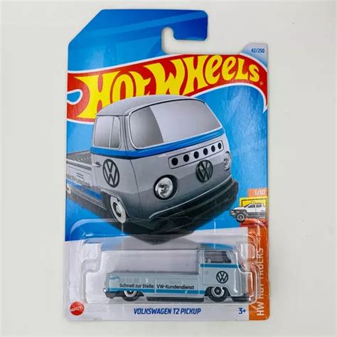 Hot Wheels Volkswage Vw T2 Pickup Kombi Cinza Hot Truck 2024 MercadoLivre